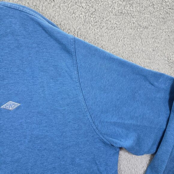 Peter Millar Quarter Zip Large 100% Cotton Blue Golf 1/4 Zip Pullover Size XL - Picture 4 of 14